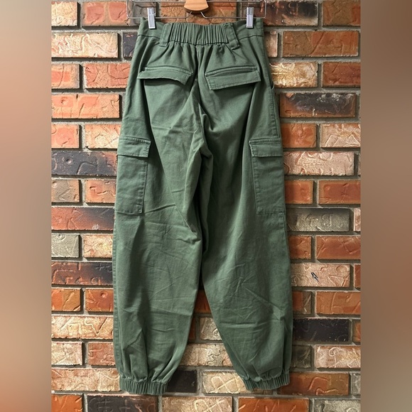 Urban Outfitters BDG High Rise Parachute Baggy Green Cargo Pants - Picture 4 of 4